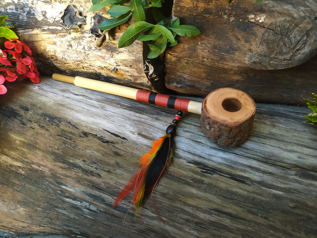 Cachimbo Xamânico Ângico, 35cm