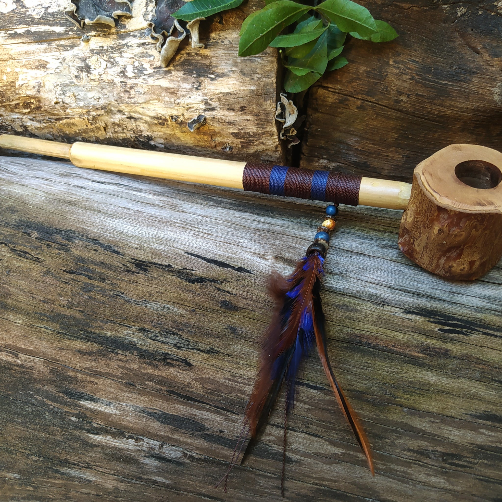 Cachimbo Xamânico jabuticabeira, 36cm