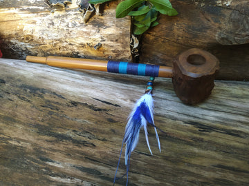 Cachimbo Xamânico jabuticabeira, 31 cm